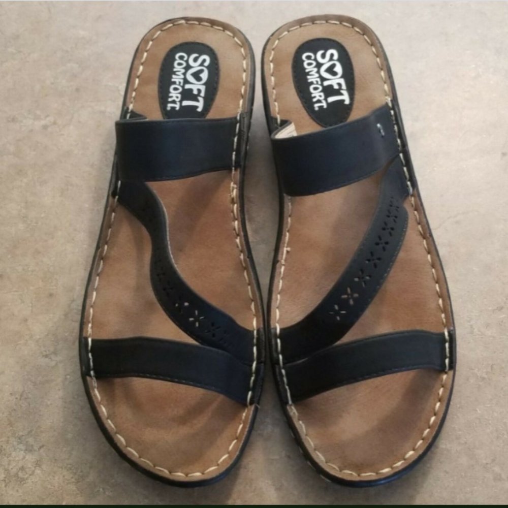 NEW SOFT COMFORT Womens Sundial Sandals Size 12